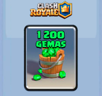 Clash Of Clans - 1200 Gemas