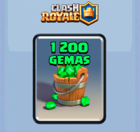 Clash Royale - 1200 Gemas
