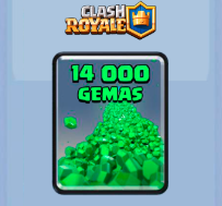 Clash Of Clans - 14000 Gemas