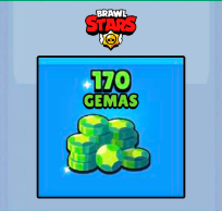 Brawl Stars - 170 Gemas