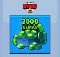 Brawl Stars - 2000 Gemas