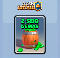 Clash Of Clans - 2500 Gemas