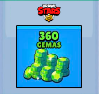 Brawl Stars - 360 Gemas