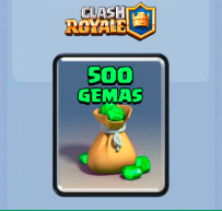 Clash Royale - 500 Gemas