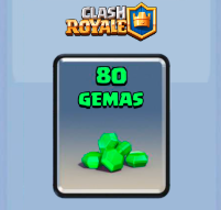 Clash Of Clans - 80 Gemas