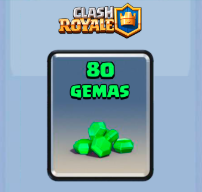 Clash Royale - 80 Gemas