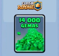 Clash Royale - 14000 Gemas