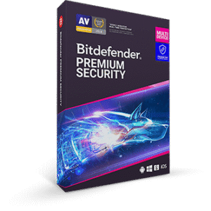 Bitdefender Premium Security (PC, Android, Mac, iOS) 1 Año para 5 Dispositivos - GLOBAL
